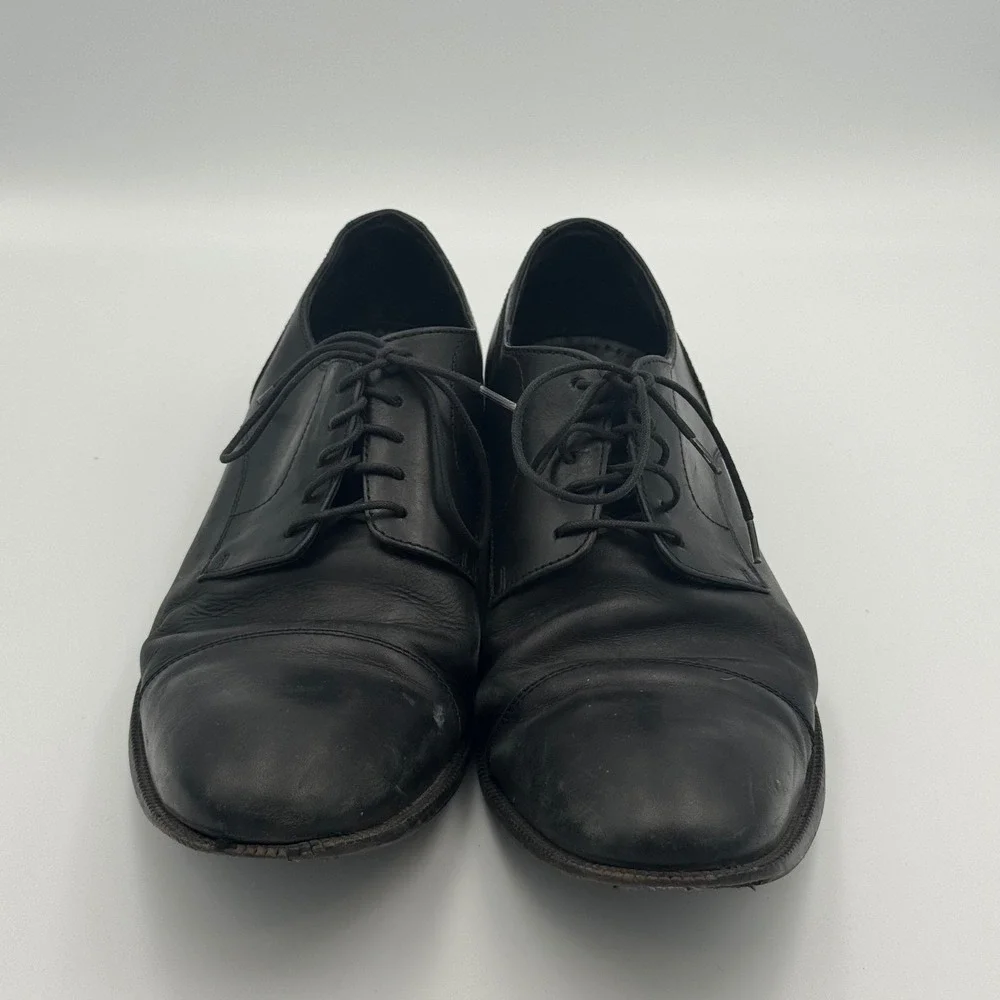 Cole Haan Williams II Men Black Leather Cap Toe Oxford Dress Shoes 11.5 NO BOX